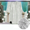 3x6ft Enternal Beauty Glitter Sequin Backdrop Curtains for Wedding Party Decor
