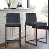 Bar Stools Counter Bar Stools with Backs Counter Stools Kitchen Bar Chairs 2Pcs