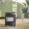 New 4.2kw Portable Heater Standing Heating Cabinet Butane Gas Heaters on Castors