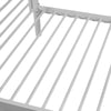 Heavy Duty Metal Twin Over Twin Bunk Bed with Ladder Full-Length Guard Rail