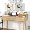 GYMAX Writing Desk 120 CM Home Office Computer Workstation