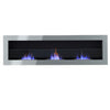 Bio Ethanol Fireplace Modern Wall Biofire 2/3 Burner Fire Place With Glass Panel