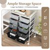 Storage Trolley 10-Drawer Rolling Utility Cart Kitchen Organizer w/Wheel