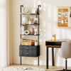 Modern Open Display Shelf Storage Organizer-Black