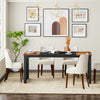 Tribesigns 160 x 60 cm Dining Table, Industrial Kitchen Table for 4-6 Person