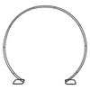 2.4m Metal Wedding Arch Frame Round Circle Moon Gate Flower Balloon Rack Stand