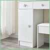 For Bedroom Vanity Makeup Desk Set Dressing Table With Stool LED Lighted Mirror