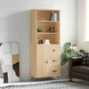 Tidyard Sideboard Buffet Cabinet Grey Sonoma 69.5x34x90 Engineered Wood B7O8