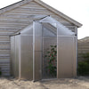 4x6FT Walk-In Greenhouse Polycarb PC Panel Aluminium Frame W/ Door Window Vent