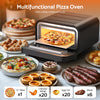 Smilesun Indoor Pizza Oven 12” Electric Pizza Maker 6 Presets & Timer with Kits