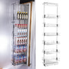 6 Tier Larder Kitchen Food Pantry Pull Out Cupboard 1850-2200mm Adjustabl Height