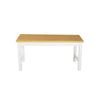 Pine Wood Long Kitchen Dining Bench Hallway Garden Chair Stool Firm Window Seat