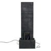 Electric Power LED Water Feature Fountain Waterfall Outdoor Garden Statue Decor