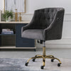 Adjustable Computer Desk Chair Tufted Back Swivel Armchair Home Office Executive