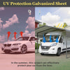 Carport 13x20ft Metal Car Canopy Garage UVProof Waterproof Heavy Duty Anthracite