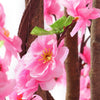 5FT Potted Cherry Artificial Blossom Tree Indoor Outdoor Plant Peach Pink Flower