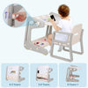Kids Activity Center, Drawing Writing Table & Chair Set 3 In 1 Basketball Hoop