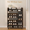 Smilesun Shoe Storage Cabinet w/ 2 Flip Drawers & 4 Shelves Shoe Cupboard Rack