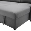 Big Sale! Large 3 Seater Corner Sofa Bed w/Storage Couch Settee Sofabed L Shaped