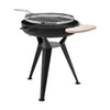 Outdoor Charcoal Fire Pit BBQ Grill Bowl Round Garden Patio Barbecue Log Heater