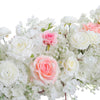 Artificial Silk Flower Bouquet Wall Panel Row Backdrop Wedding Party Home Decor
