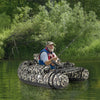 Fishing Float Tube with Storage Pocket & Rod Holder-Camouflage