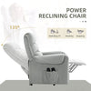 Electric Power Lift Recliner Chair with Massage Upholstered Reclining Armchair