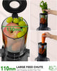 ACOQOOS Juicer Machines 110MM Feeding Chute, Easy to Clean Cold Press Juicer