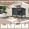 Weatherproof Wooden Outside Condo Feral Cat House w/ Foam Insulated