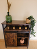 Vintage Industrial Sideboard Rustic Drinks Cabinet with Shelf Side Storage Unit