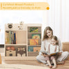 Bookshelf Storage Shelf For Children's Reading Room Open Storage Modern New
