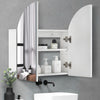 Bathroom Mirror Cabinet Multiple-Layer Height Adjustable Shelf cupboard Storage