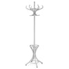Coat Rack Free Standing Coat Rack Entryway Wooden Coat Tree Stand w/ 12 Hooks