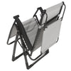 1X Heavy Duty Zero Gravity Chair Folding Lounge Beach Outdoor Square Frame