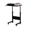 Height Adjustable Mobile Rolling Computer PC Laptop Over Bed Desk Overbed Desk