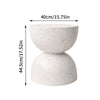 FATIVO Round Terrazzo Side Table Accent Table Outdoor Bar Stool Patio Deck Table