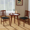 Folding Dining Chairs Set of 2 Foldable Upholstered Kitchen Chairs
