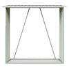 Outdoor Log Store Firewood Rack Galvanized Steel Storage Shed Log Holder Shelter