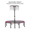 51'' Octagonal Trampoline Adult Rebounder Jumper w/T-Shape Adjustable Handle
