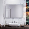 Illuminated LED Bathroom Mirror With Lights Demister Pad Touch Sensor 900×700mm