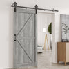 Sliding Barn Door Closet for Single Wood Door 6-7FT / Door with Track Kit Use