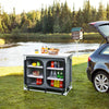 Portable Aluminum Kitchen Cook Station w/ Zipper Bag-Grey