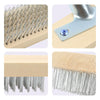 Wire Broom Head Metal Bristle Outdoor Patio Cleaner Moss Algae Remover