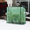 Green House PE Plastic Walk-in Garden Tomato Plant Grow House with Roll Up Door
