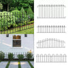 Metal Iron Garden Railing Wall Panel Fence Panel Privacy Picket Ball End Barrier