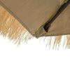 Garden Parasol with LEDs and Steel Brown 388x388x248 D7G7