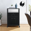 Lockable Office File Document Cabinet Standing Unit Filing Storage Trolley Keys