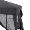 Garden Gazebo Canopy Pavilion Tent Shelter with 2 Tier Roof and Curtains Netting