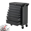 Heavy Duty ﻿7 Drawers Lockable Tool Chest Tool Cabinet Trolley Cart w/Wheels