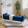 Storage Ottoman Footstool Upholstered End of Bed Bench for Living Room Bedroom